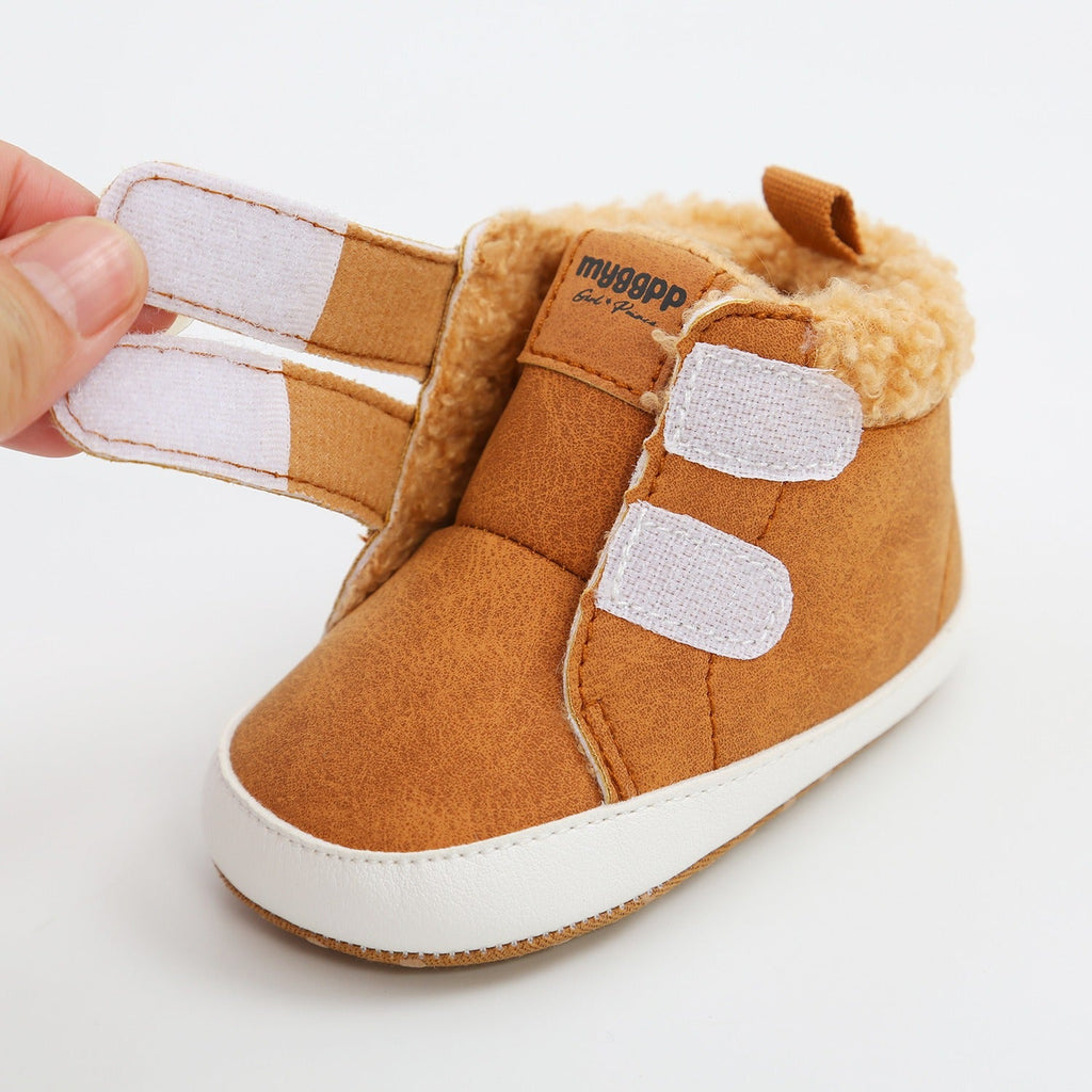 Baby High-Top Warm Walking Shoes