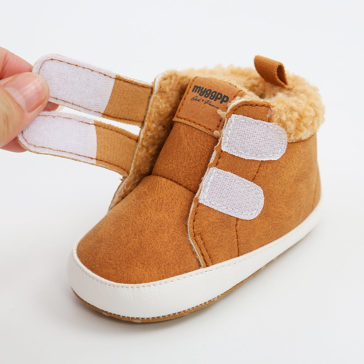Baby High-Top Warm Walking Shoes