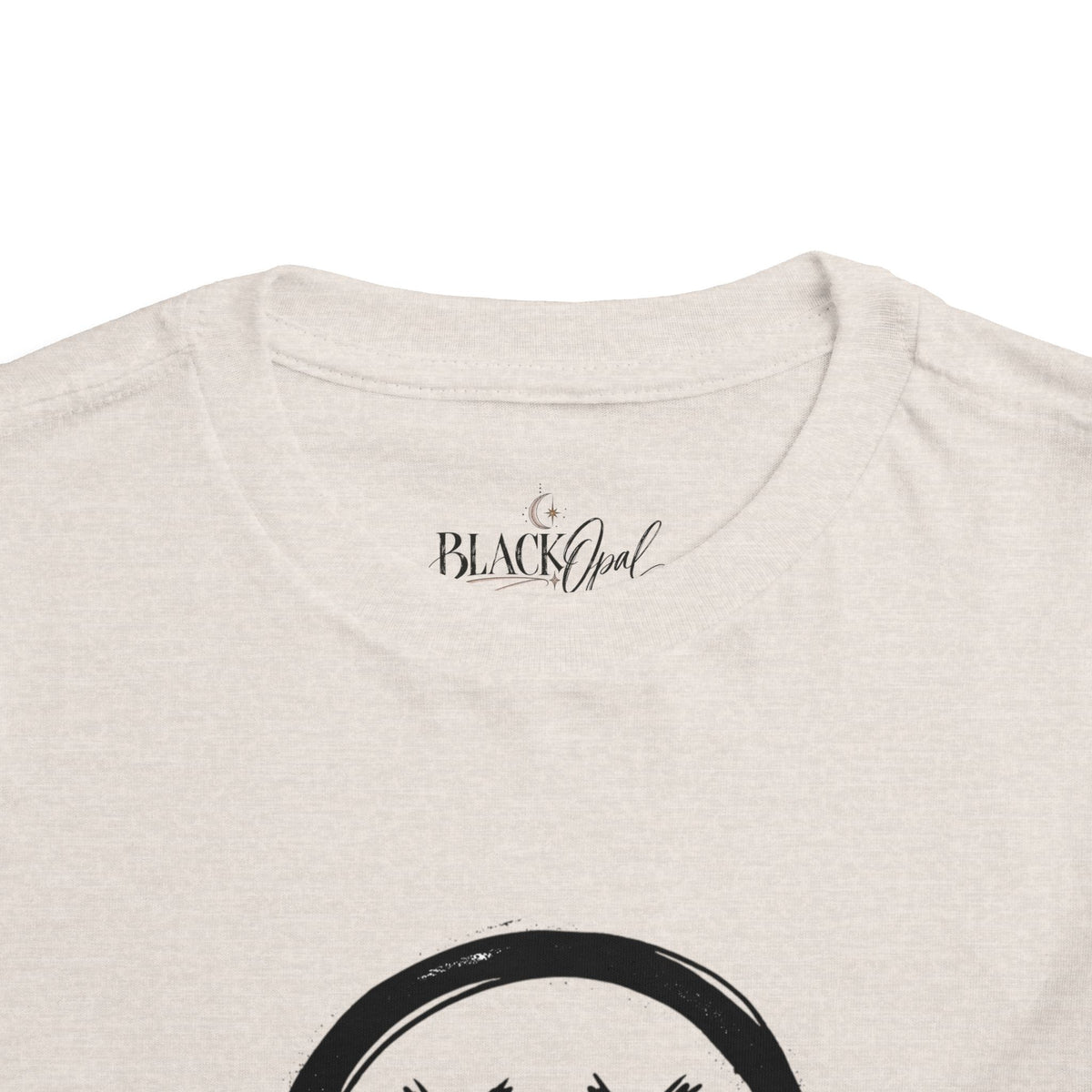 Toddler Tee — Dripping Smiley Face Graphic Kids Shirt