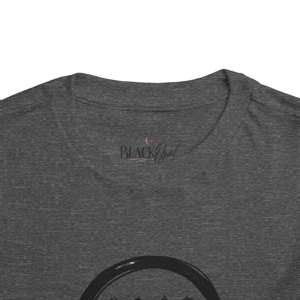 Toddler Tee — Dripping Smiley Face Graphic Kids Shirt