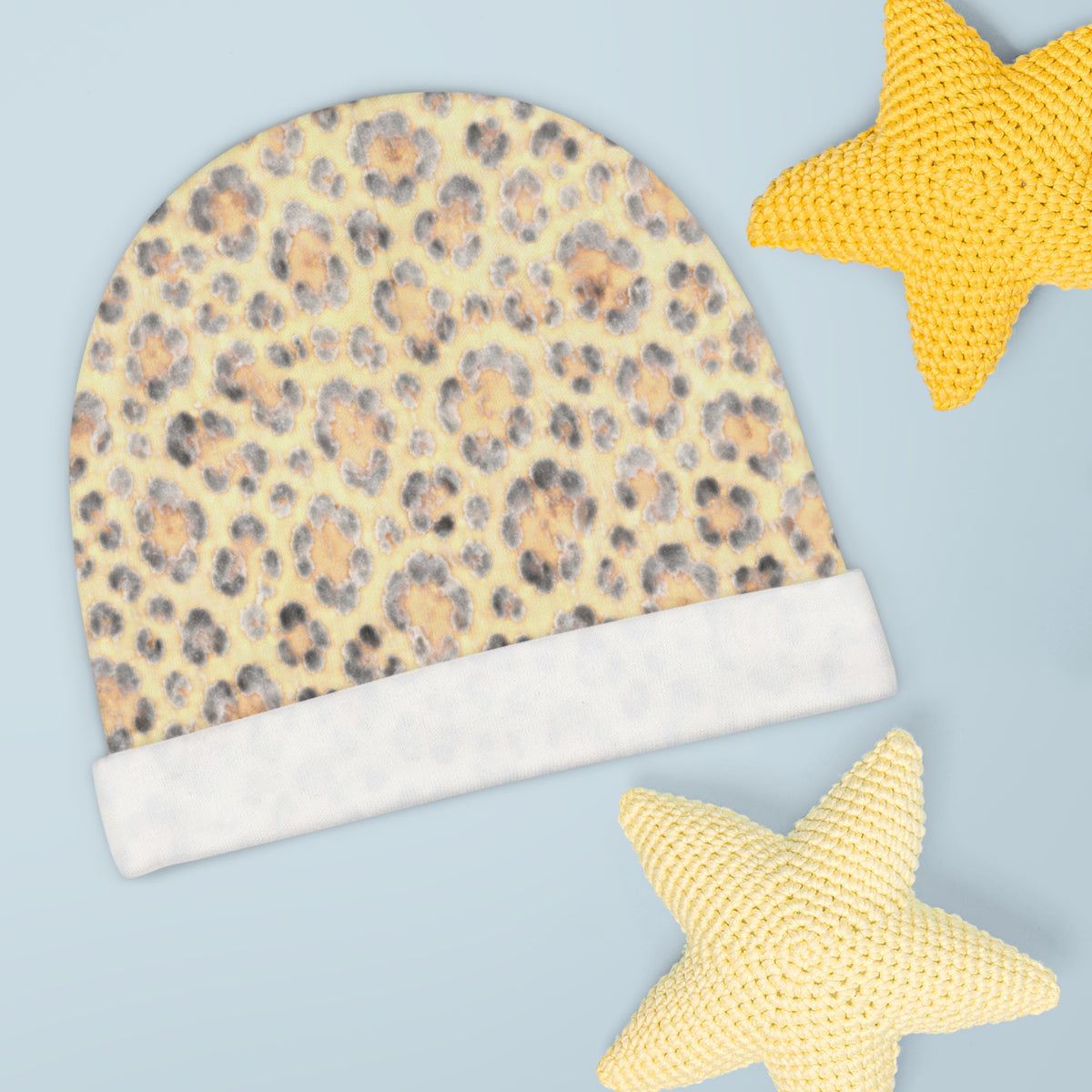 Leopard Print Baby Beanie