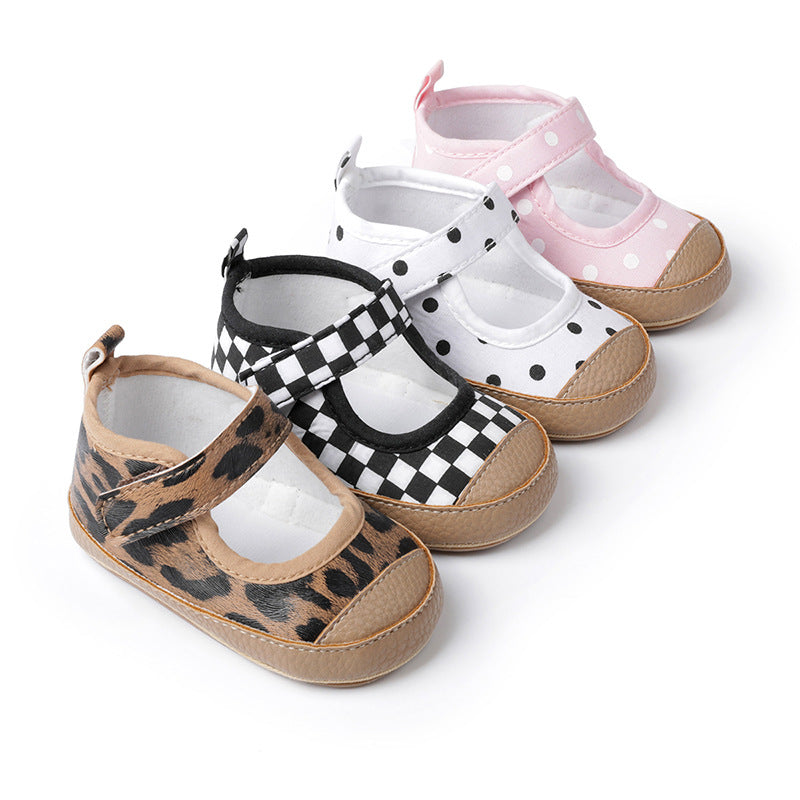 Baby Girls Anti-Fall Velcro Toddler Shoes