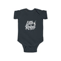 Little Rebel Infant Bodysuit — Cute Baby Onesie with 'Little Rebel' Graphic