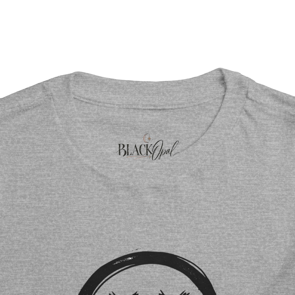 Toddler Tee — Dripping Smiley Face Graphic Kids Shirt