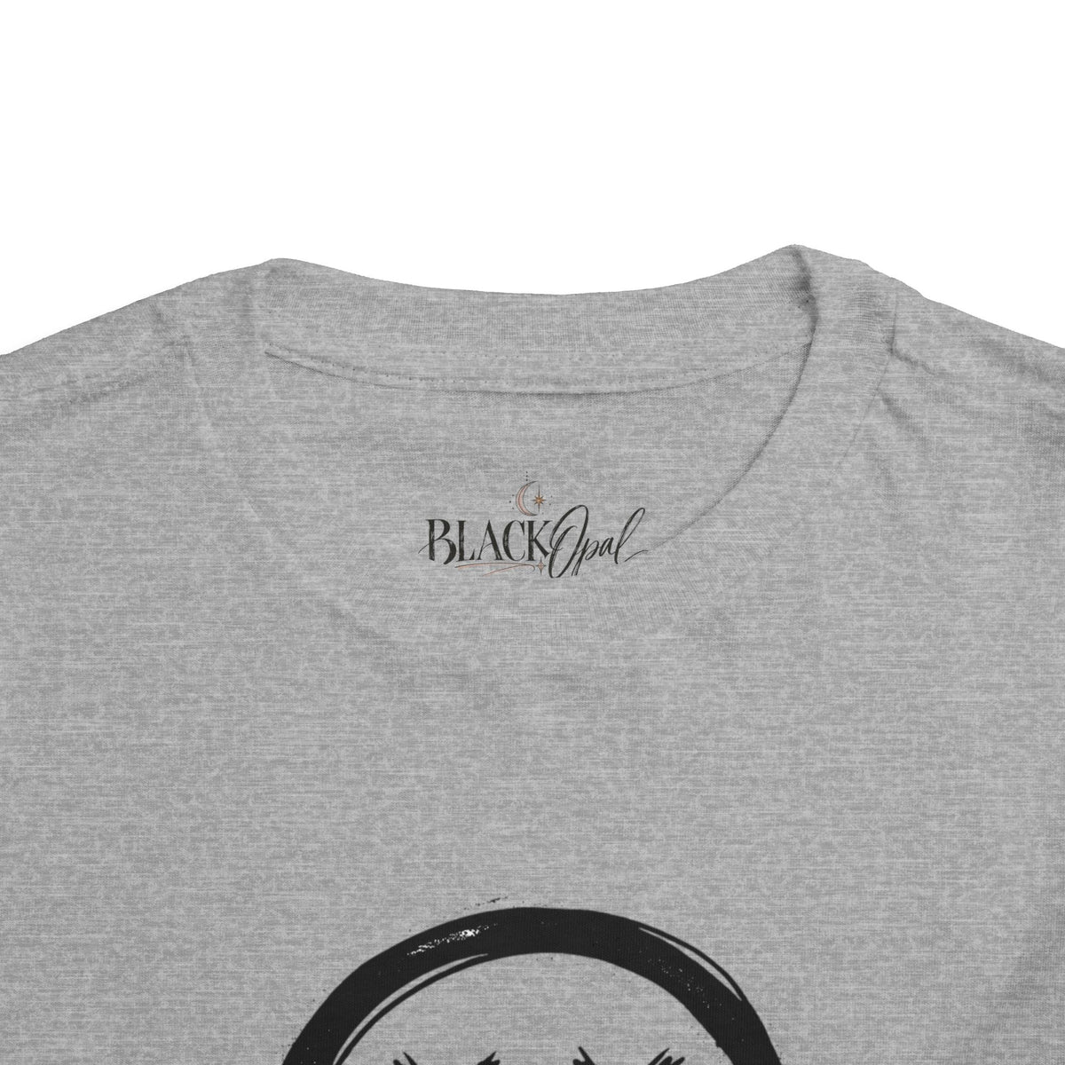 Toddler Tee — Dripping Smiley Face Graphic Kids Shirt