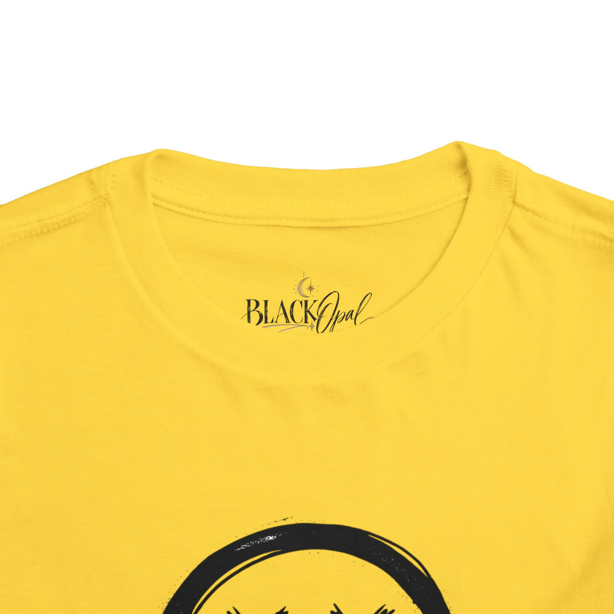 Toddler Tee — Dripping Smiley Face Graphic Kids Shirt