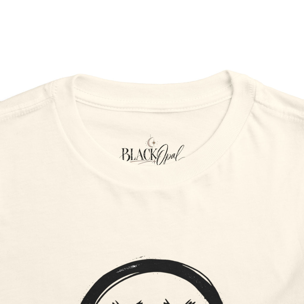 Toddler Tee — Dripping Smiley Face Graphic Kids Shirt