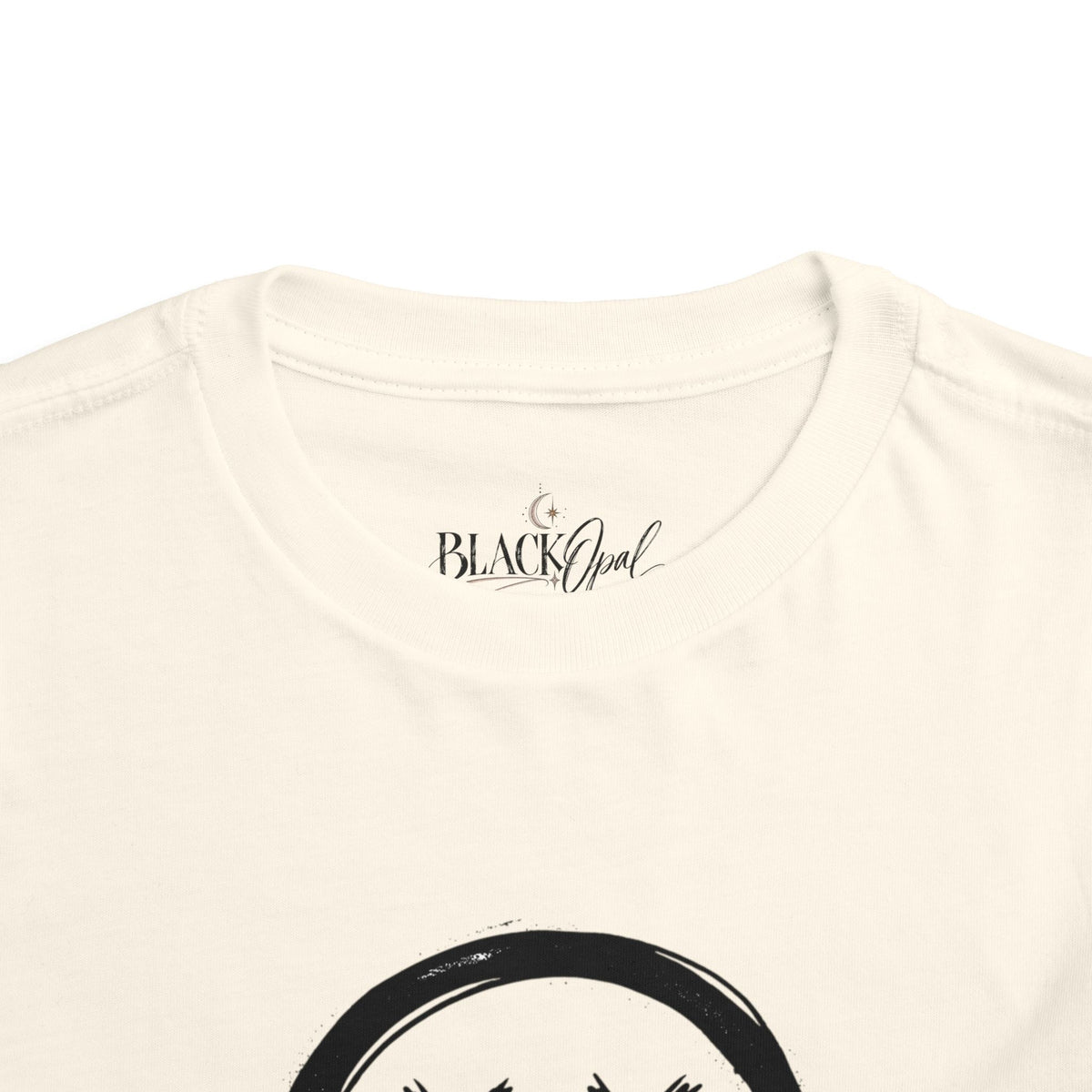 Toddler Tee — Dripping Smiley Face Graphic Kids Shirt