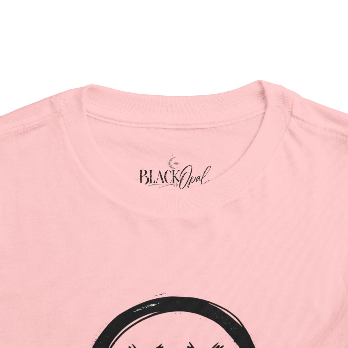 Toddler Tee — Dripping Smiley Face Graphic Kids Shirt