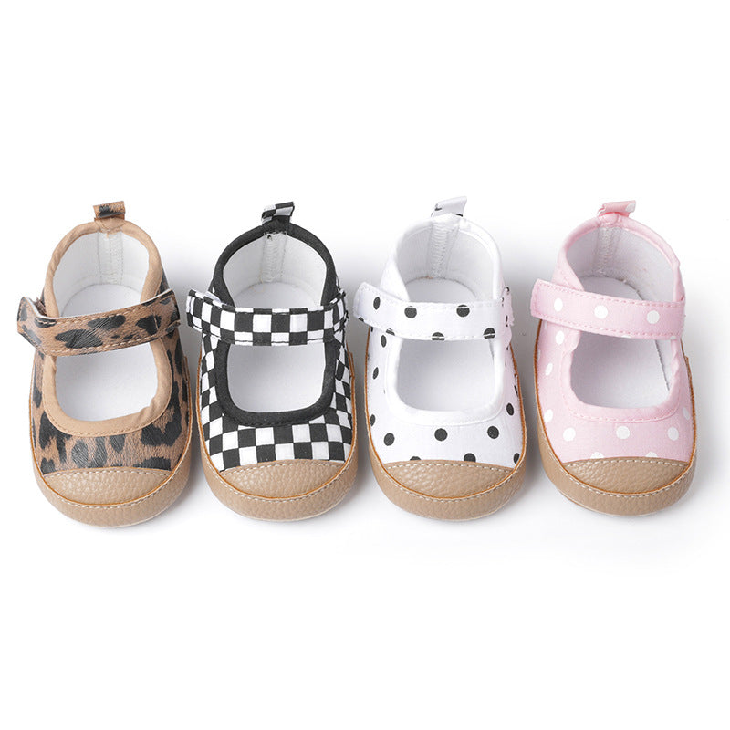 Baby Girls Anti-Fall Velcro Toddler Shoes