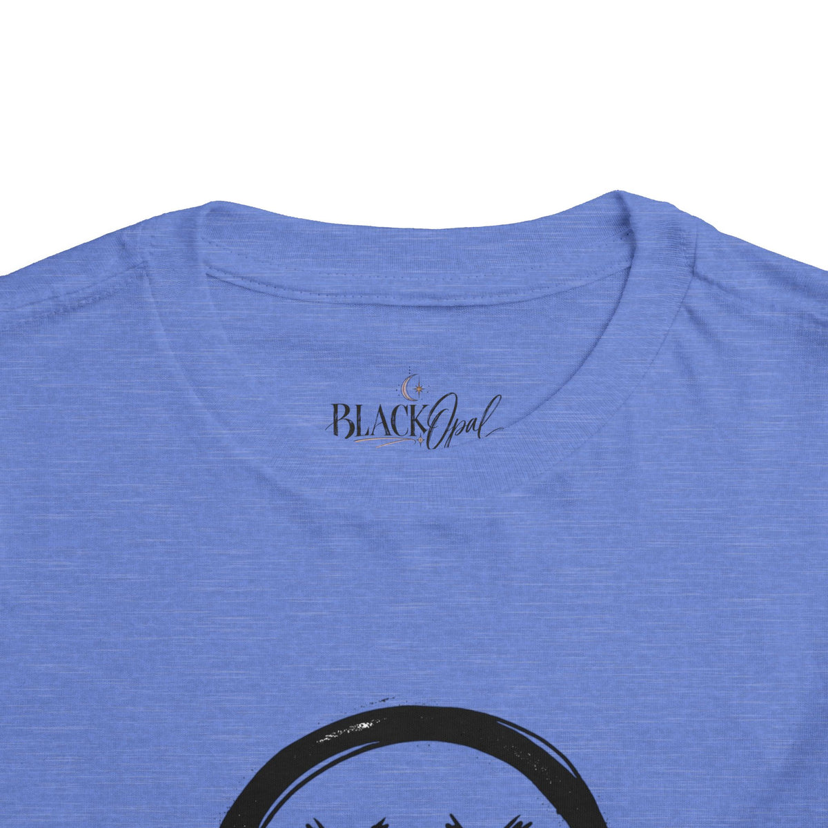 Toddler Tee — Dripping Smiley Face Graphic Kids Shirt