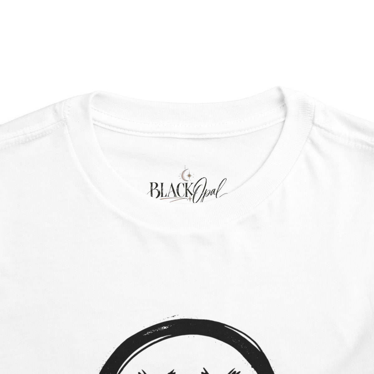 Toddler Tee — Dripping Smiley Face Graphic Kids Shirt