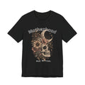 Motherhood Skull Floral T-Shirt — "Motherhood Made Me Feral" Graphic Tee