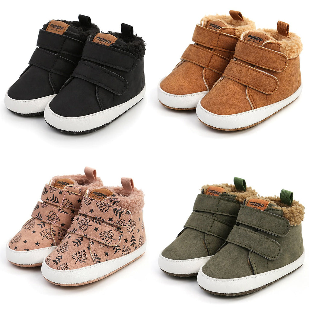 Baby High-Top Warm Walking Shoes