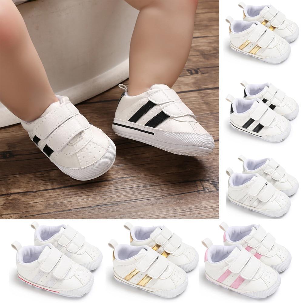 Baby Pre-Walker Sneakers | Soft Sole Hook & Loop