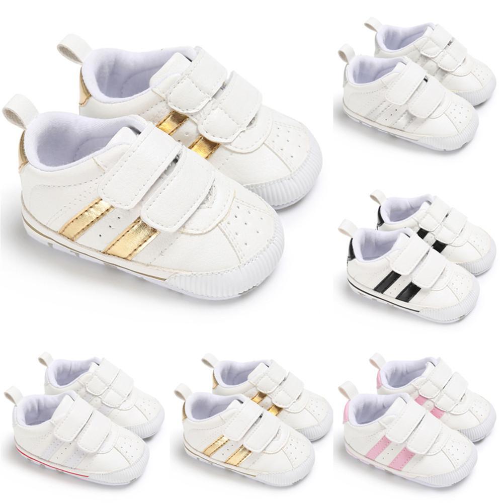 Baby Pre-Walker Sneakers | Soft Sole Hook & Loop