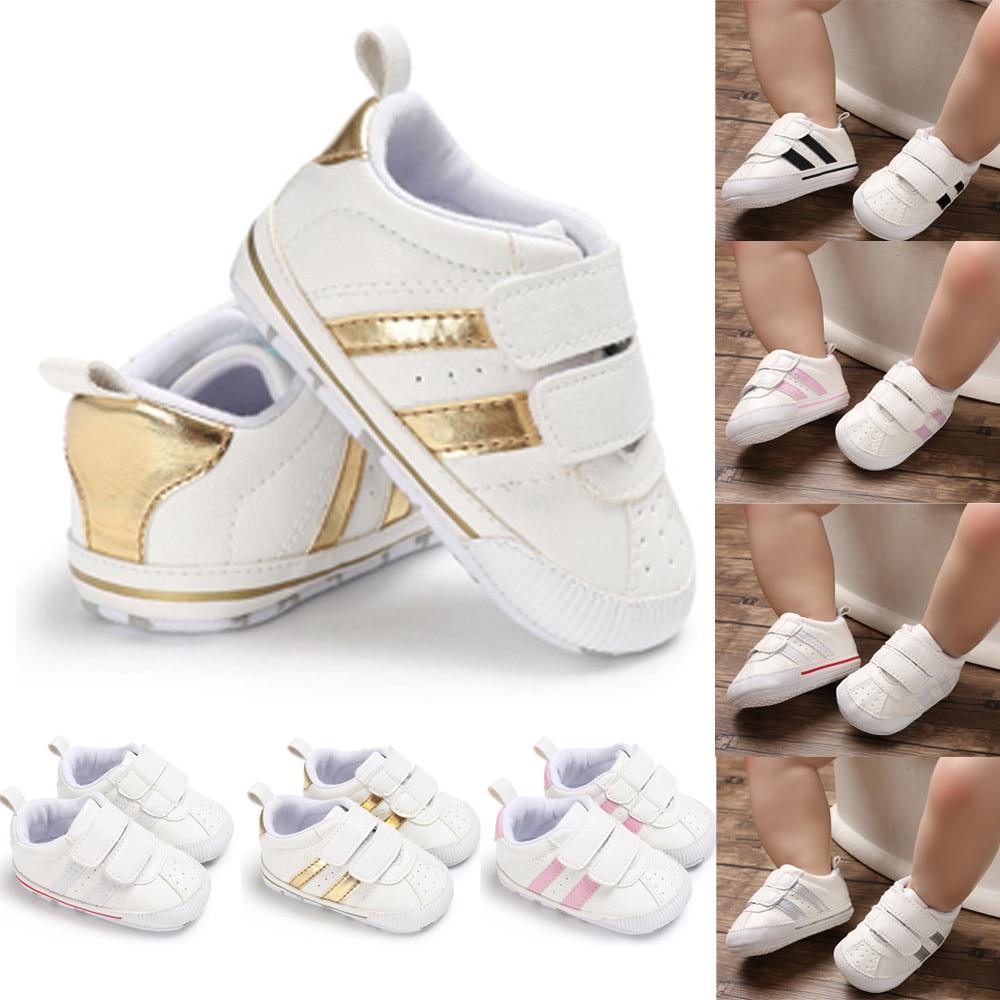 Baby Pre-Walker Sneakers | Soft Sole Hook & Loop