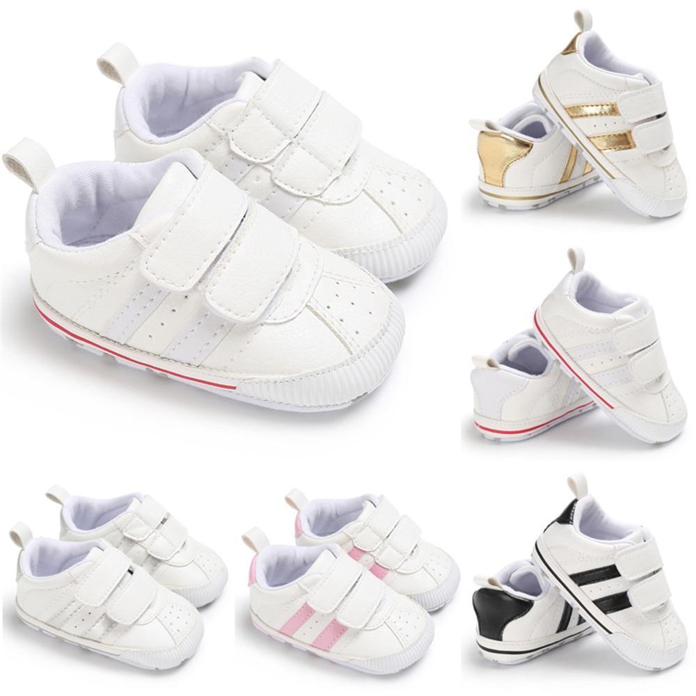 Baby Pre-Walker Sneakers | Soft Sole Hook & Loop