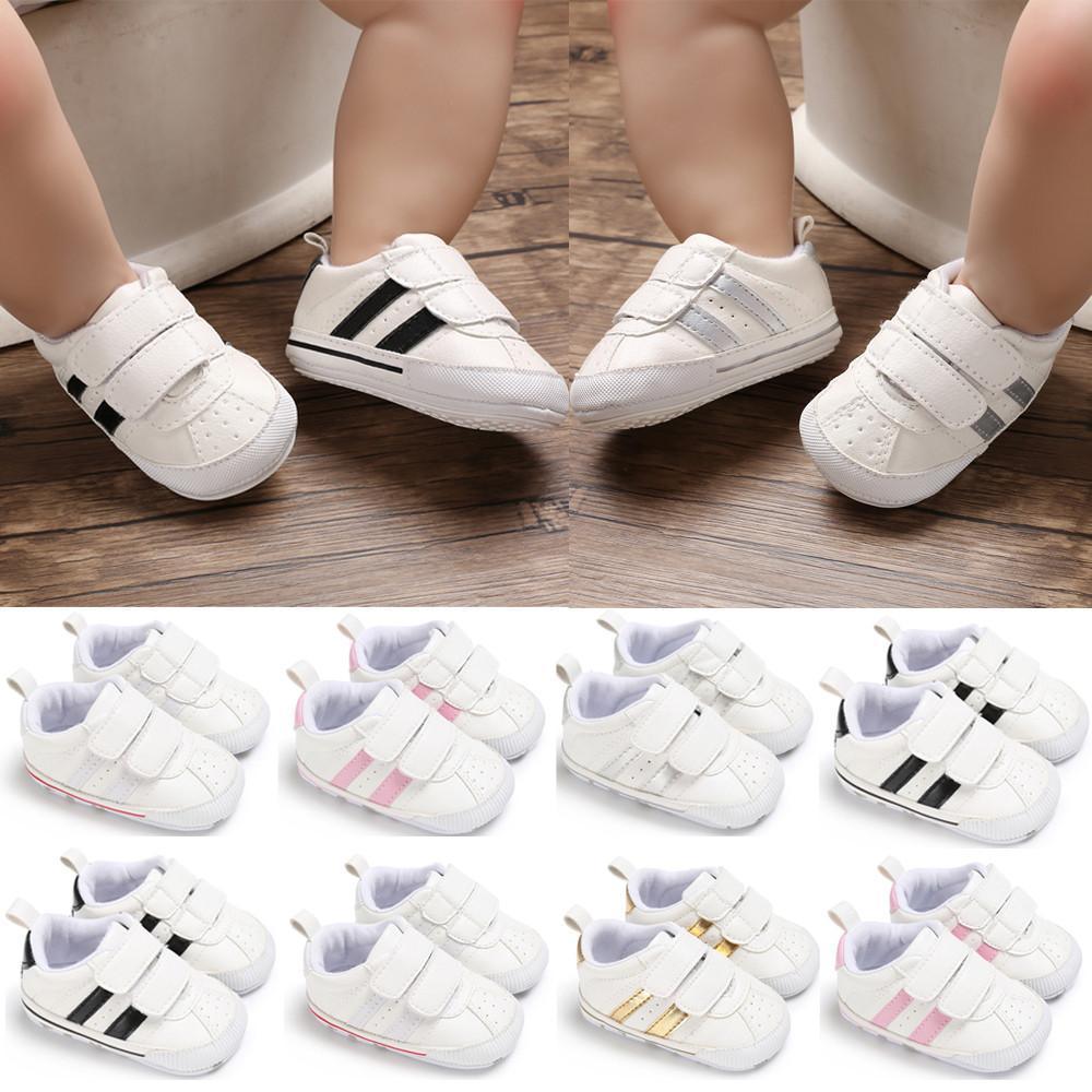 Baby Pre-Walker Sneakers | Soft Sole Hook & Loop