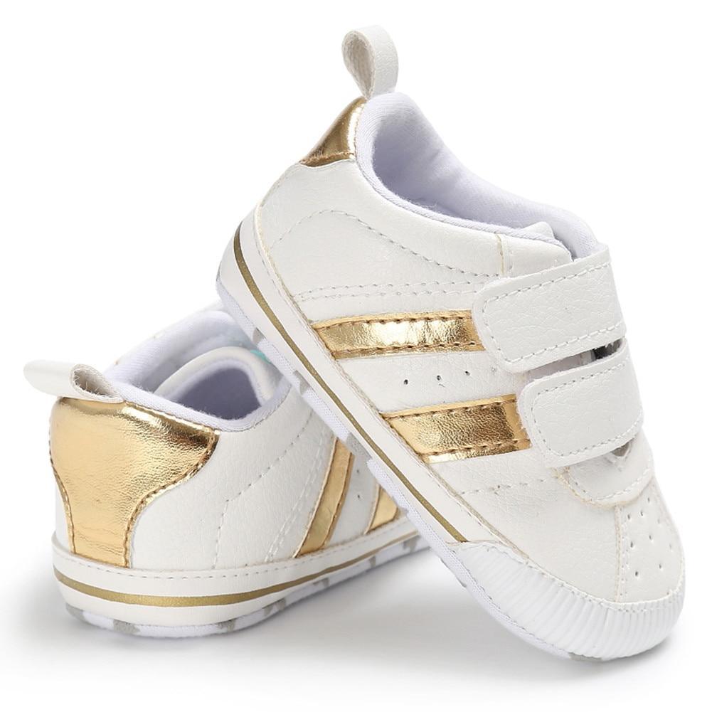 Baby Pre-Walker Sneakers | Soft Sole Hook & Loop