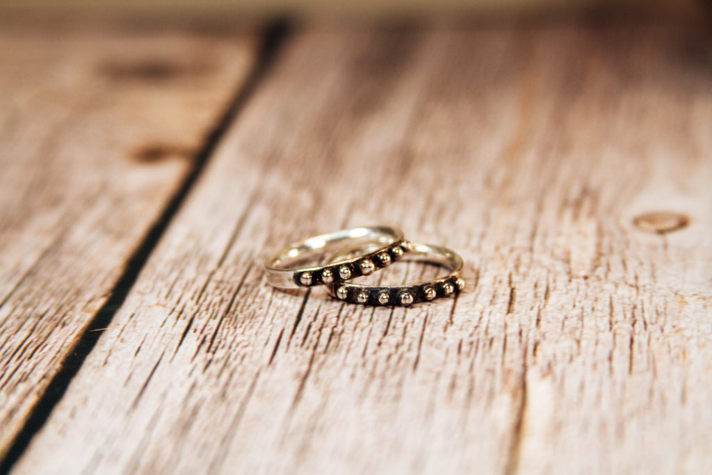 Everyday Weight Handmade Sterling Silver Ring | Dainty Stacking Ring Size 7