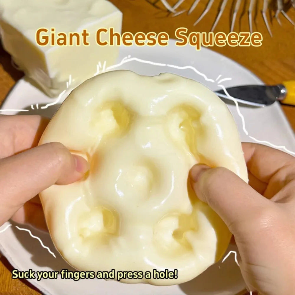 Grate Escape Cheese Cube Squishy Fidget Toy