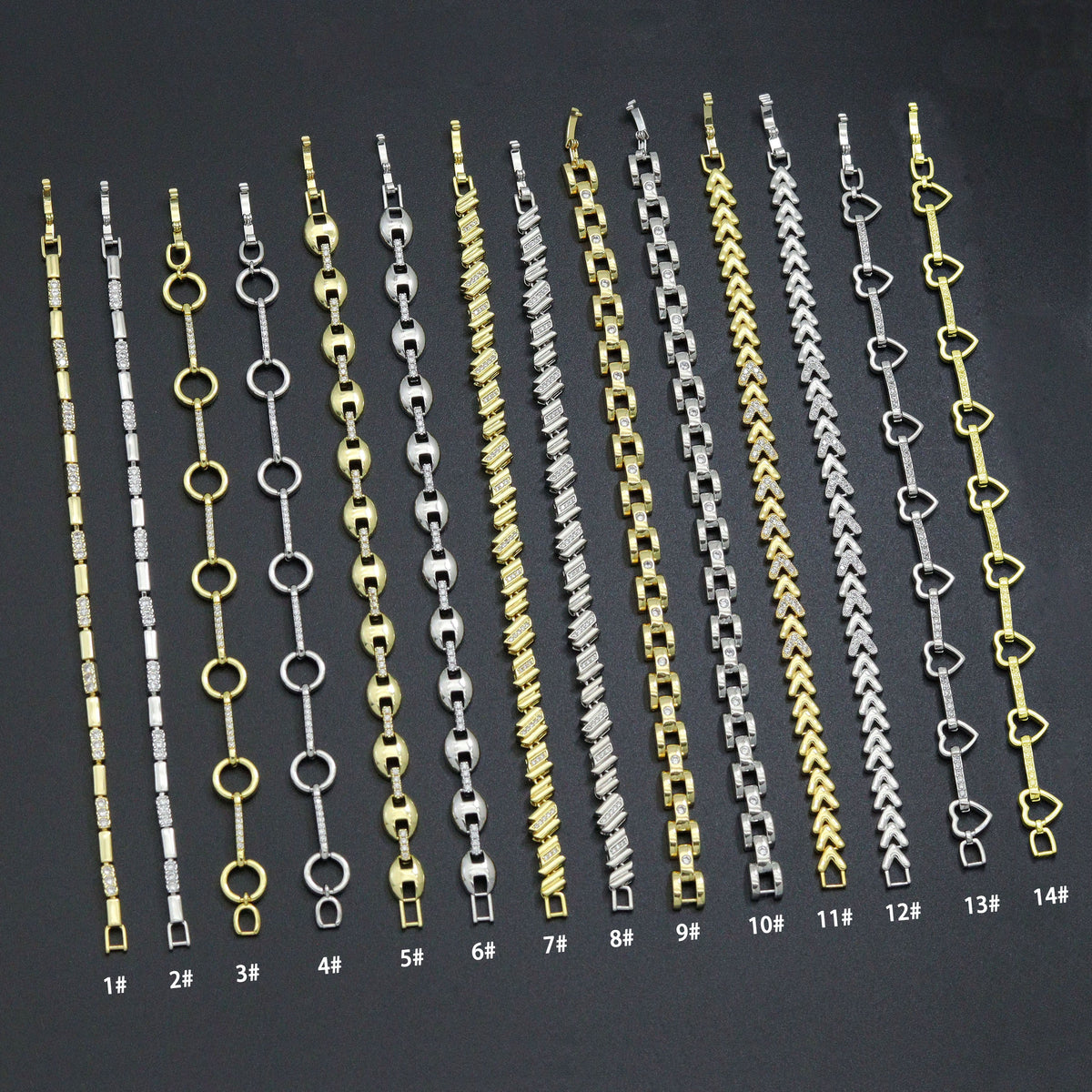 Linked Attitude | CZ Link Bracelet