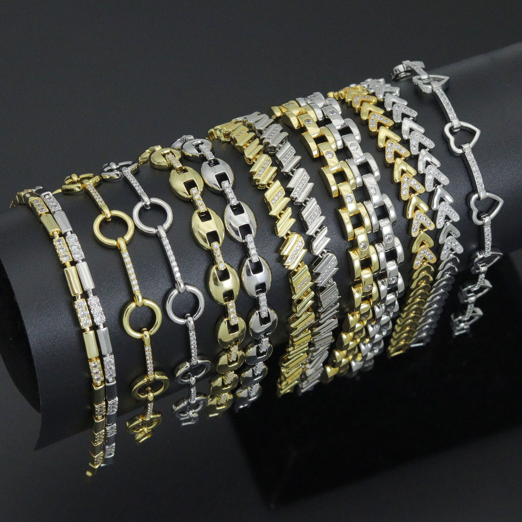 Linked Attitude | CZ Link Bracelet