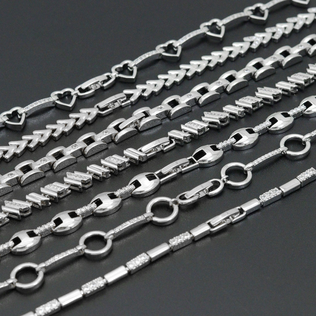 Linked Attitude | CZ Link Bracelet