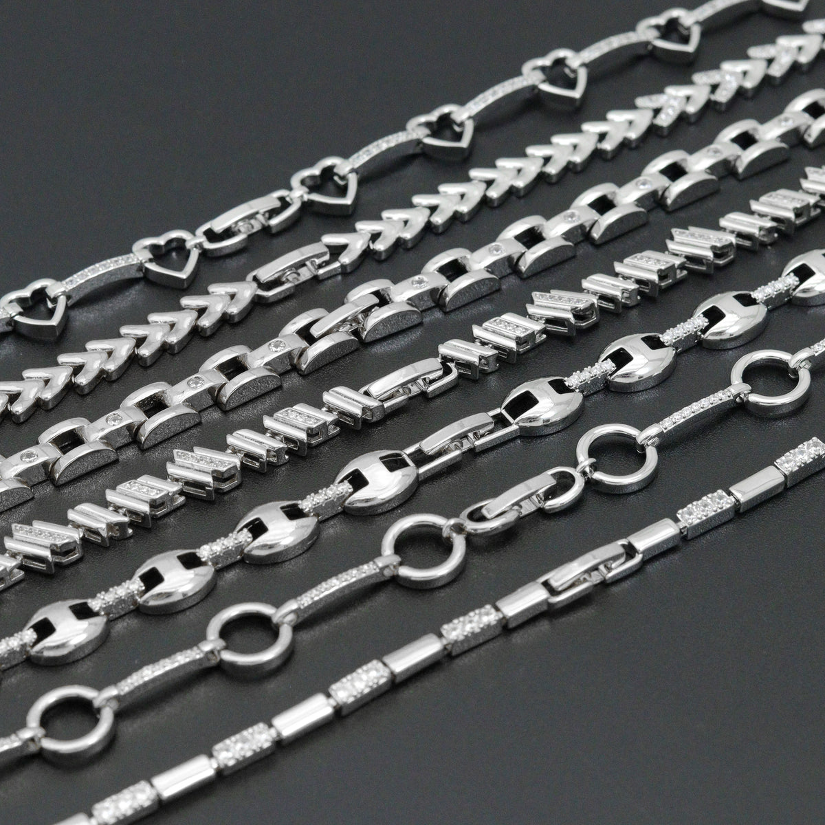 Linked Attitude | CZ Link Bracelet
