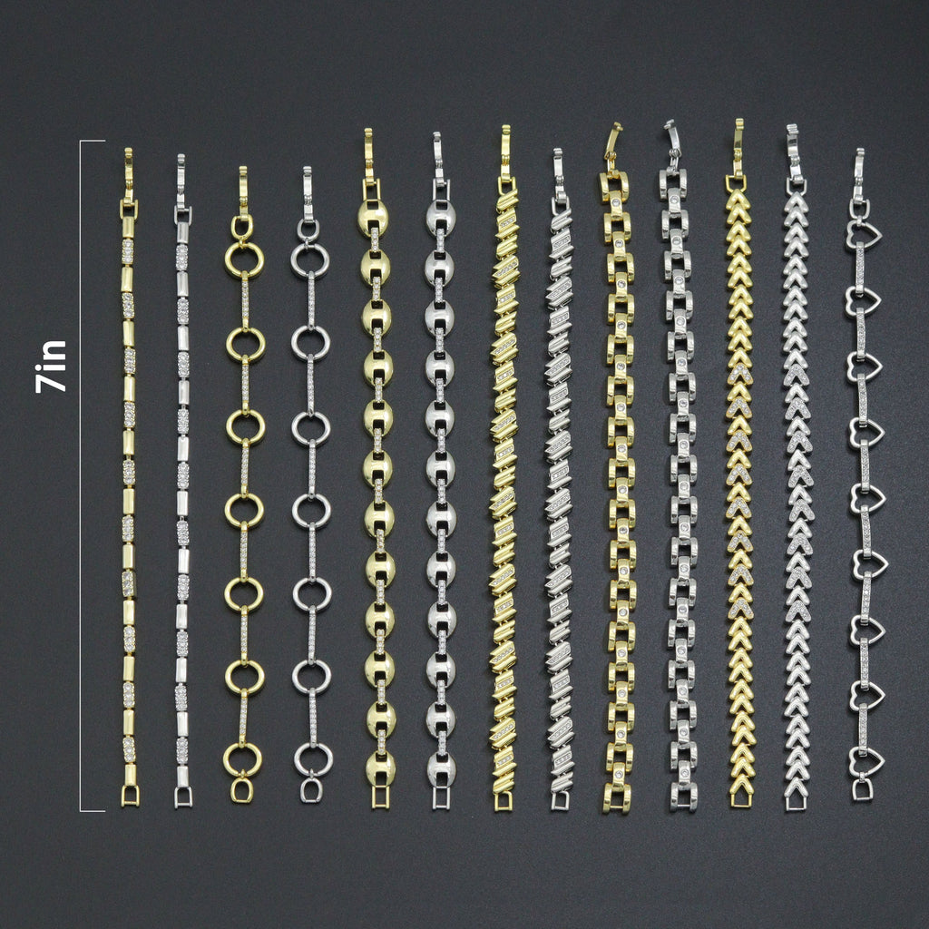 Linked Attitude | CZ Link Bracelet